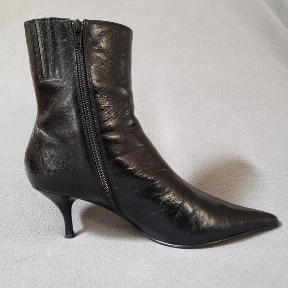 Jeffrey Campbell Sindee Boots in Black Size 8.5 JCAM-WZ1687 Kitten Heels - Picture 11 of 14